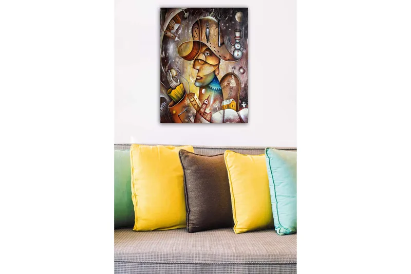 Canvastavla Flerfärgad - 50x70 cm - Inredning & dekor - Tavlor & konst - Canvastavla