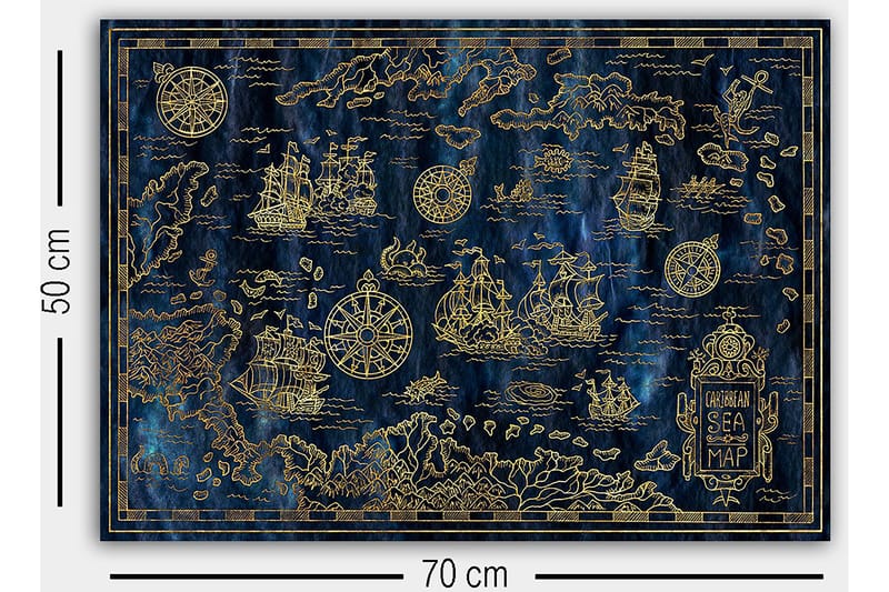 Canvastavla Flerfärgad - 50x70 cm - Inredning & dekor - Tavlor & konst - Canvastavla