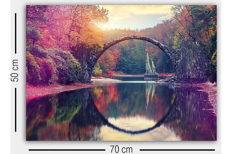 Canvastavla Flerfärgad - 50x70 cm - Inredning & dekor - Tavlor & konst - Canvastavla