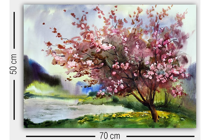 Canvastavla Flerfärgad - 50x70 cm - Inredning & dekor - Tavlor & konst - Canvastavla