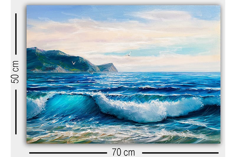 Canvastavla Flerfärgad - 50x70 cm - Inredning & dekor - Tavlor & konst - Canvastavla