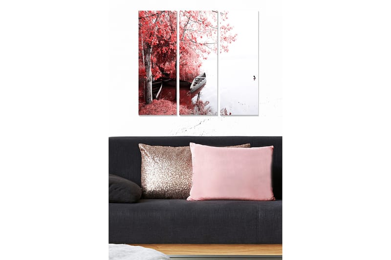 CANVASTAVLA Floral 3-pack Flerfärgad 20x50 cm - Inredning & dekor - Tavlor & konst - Canvastavla