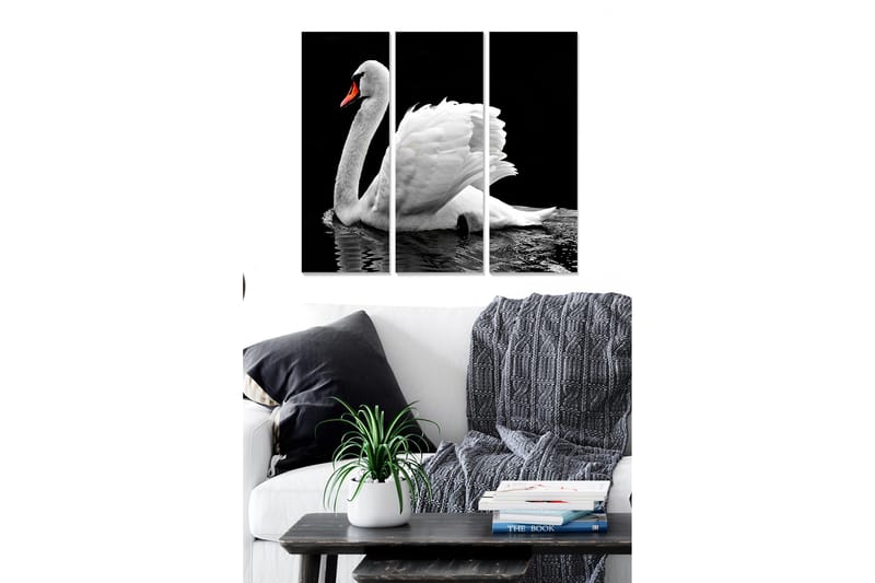CANVASTAVLA Floral 3-pack Flerfärgad 20x50 cm - Inredning & dekor - Tavlor & konst - Canvastavla