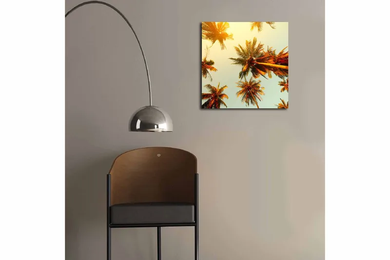 Canvastavla Floral Flerfärgad - 45x45 cm - Inredning & dekor - Tavlor & konst - Canvastavla