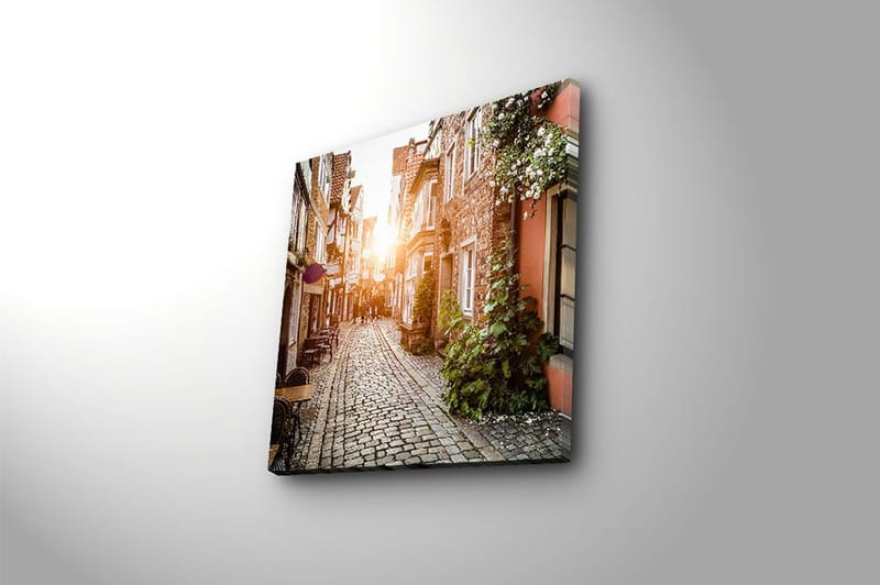 Canvastavla Floral Flerfärgad - 45x45 cm - Inredning & dekor - Tavlor & konst - Canvastavla