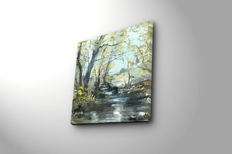 Canvastavla Floral Flerfärgad - 45x45 cm - Inredning & dekor - Tavlor & konst - Canvastavla