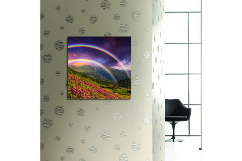 CANVASTAVLA Floral Flerfärgad 45x45 cm - Inredning & dekor - Tavlor & konst - Canvastavla