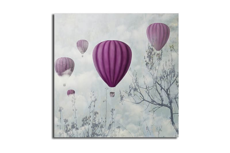 CANVASTAVLA Floral Flerfärgad 45x45 cm - Inredning & dekor - Tavlor & konst - Canvastavla