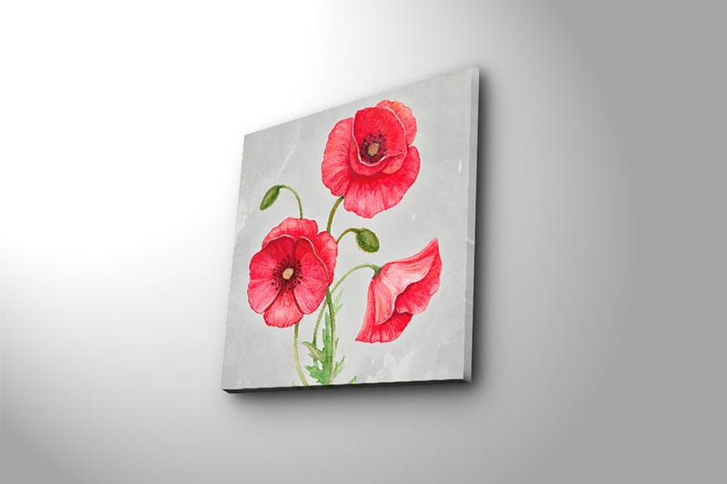 CANVASTAVLA Floral Flerfärgad 45x45 cm - Canvastavla