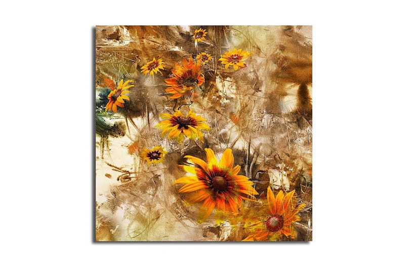 CANVASTAVLA Floral Flerfärgad 45x45 cm - Inredning & dekor - Tavlor & konst - Canvastavla