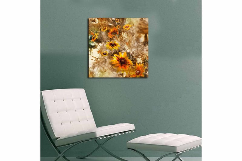 CANVASTAVLA Floral Flerfärgad 45x45 cm - Inredning & dekor - Tavlor & konst - Canvastavla