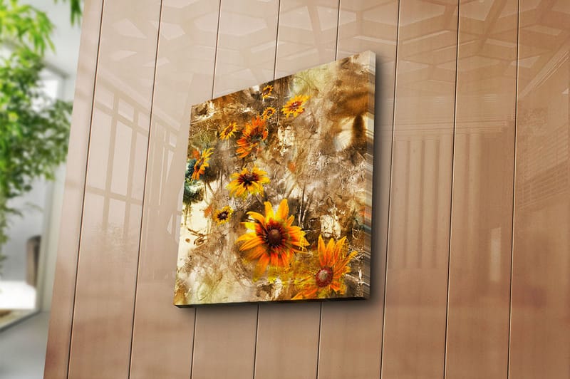 CANVASTAVLA Floral Flerfärgad 45x45 cm - Inredning & dekor - Tavlor & konst - Canvastavla