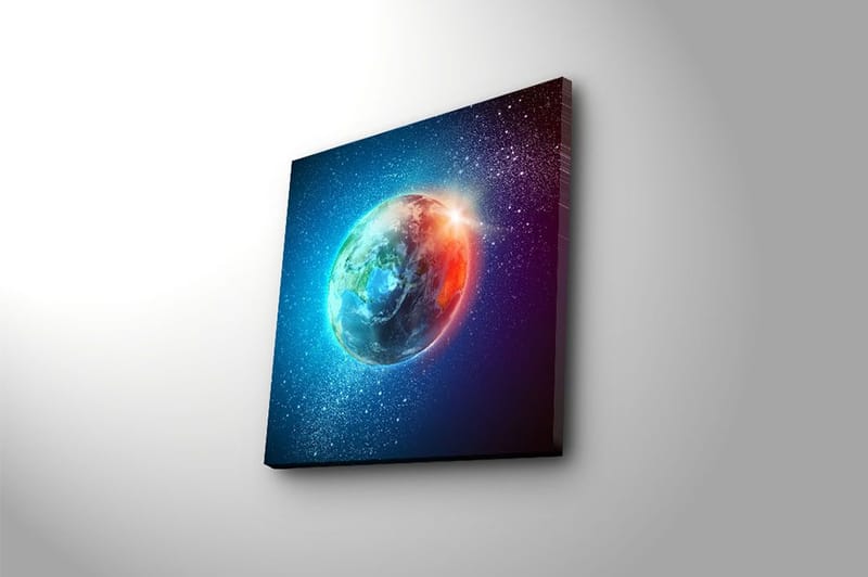 Canvastavla Floral Flerfärgad - 45x45 cm - Inredning & dekor - Tavlor & konst - Canvastavla