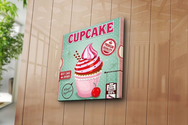 Canvastavla Floral Flerfärgad - 45x45 cm - Inredning & dekor - Tavlor & konst - Canvastavla