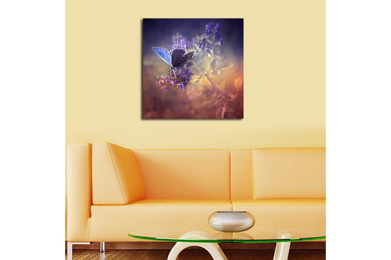 Canvastavla Floral Flerfärgad - 45x45 cm - Inredning & dekor - Tavlor & konst - Canvastavla