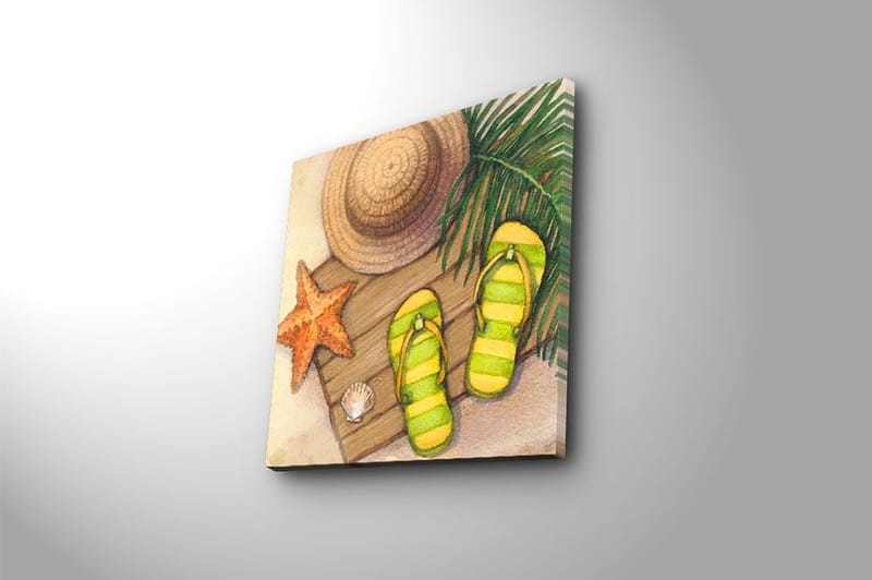 Canvastavla Floral Flerfärgad - 45x45 cm - Inredning & dekor - Tavlor & konst - Canvastavla