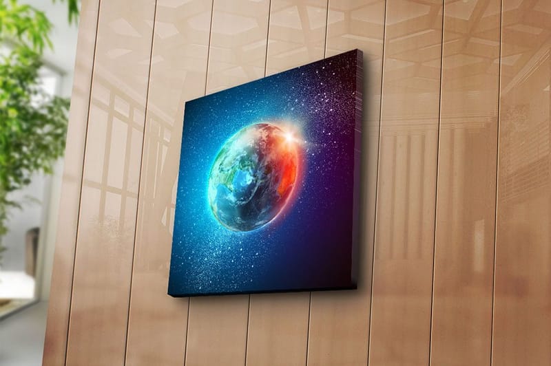 Canvastavla Floral Flerfärgad - 45x45 cm - Inredning & dekor - Tavlor & konst - Canvastavla