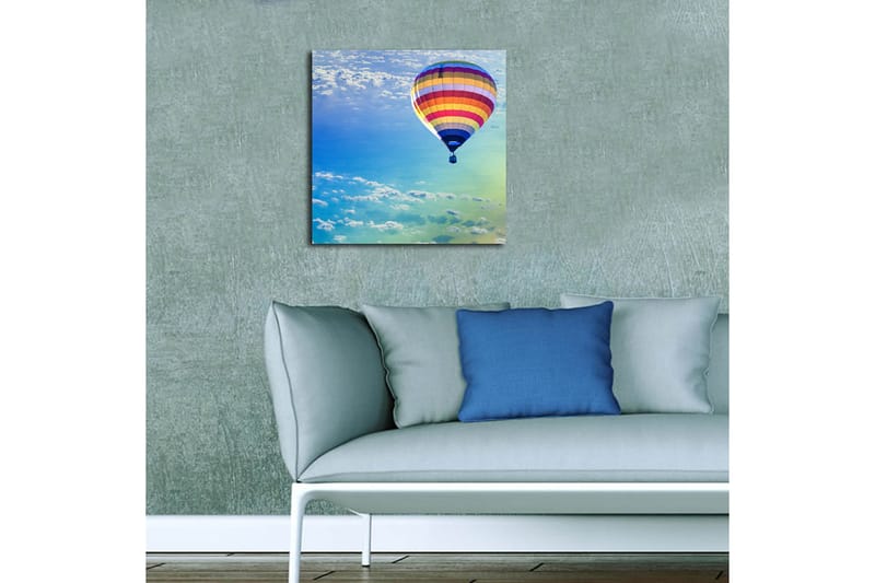 Canvastavla Floral Flerfärgad - 45x45 cm - Inredning & dekor - Tavlor & konst - Canvastavla