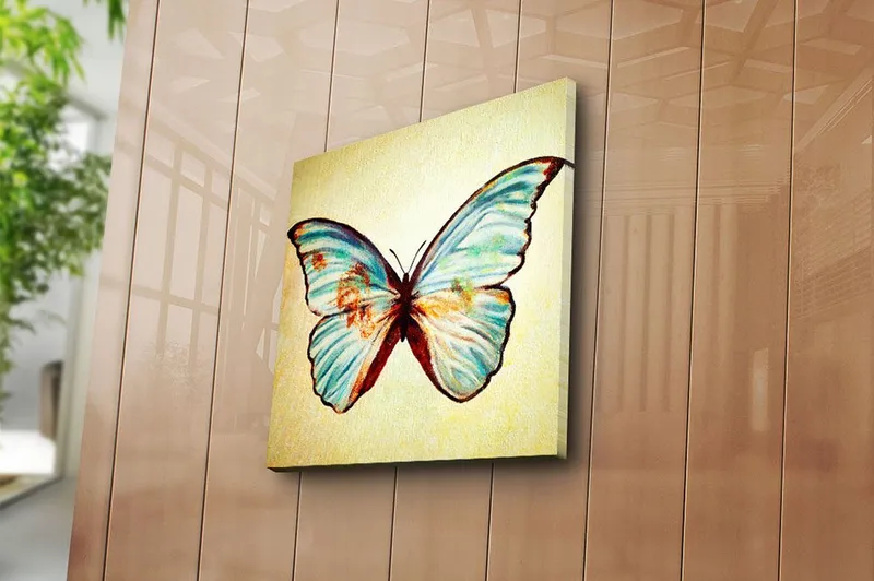 Canvastavla Floral Flerfärgad - 45x45 cm - Inredning & dekor - Tavlor & konst - Canvastavla