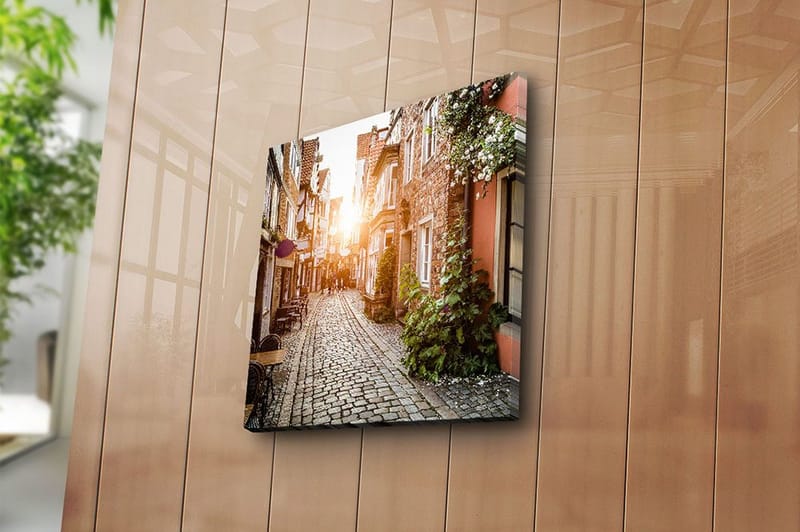 Canvastavla Floral Flerfärgad - 45x45 cm - Inredning & dekor - Tavlor & konst - Canvastavla