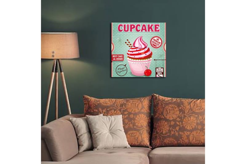 Canvastavla Floral Flerfärgad - 45x45 cm - Inredning & dekor - Tavlor & konst - Canvastavla