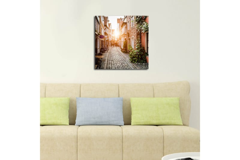 Canvastavla Floral Flerfärgad - 45x45 cm - Inredning & dekor - Tavlor & konst - Canvastavla