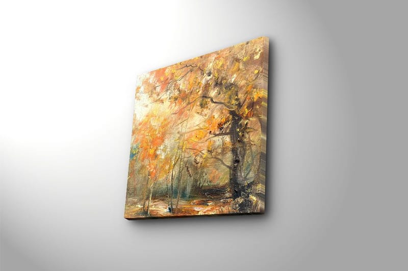 Canvastavla Floral Flerfärgad - 45x45 cm - Inredning & dekor - Tavlor & konst - Canvastavla