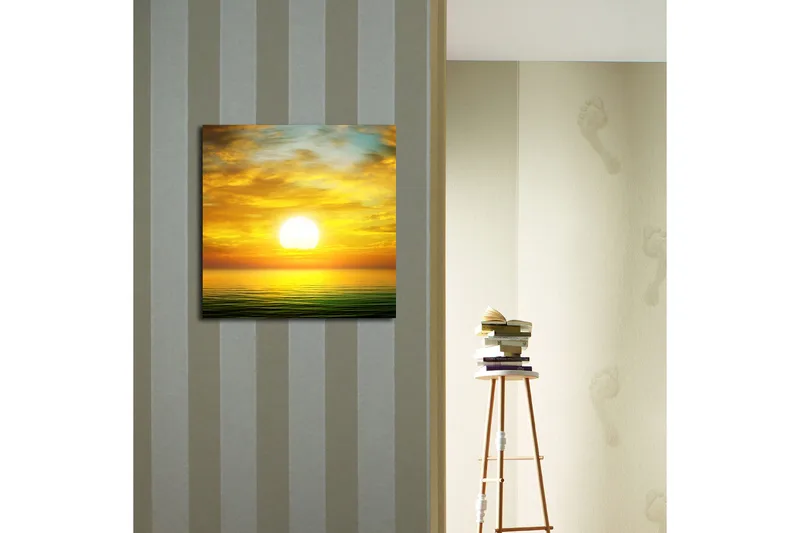 Canvastavla Floral Flerfärgad - 45x45 cm - Inredning & dekor - Tavlor & konst - Canvastavla