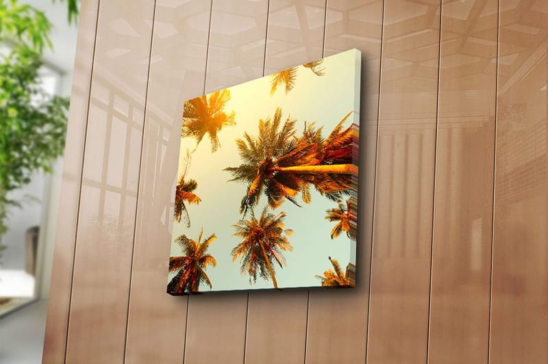 Canvastavla Floral Flerfärgad - 45x45 cm - Inredning & dekor - Tavlor & konst - Canvastavla