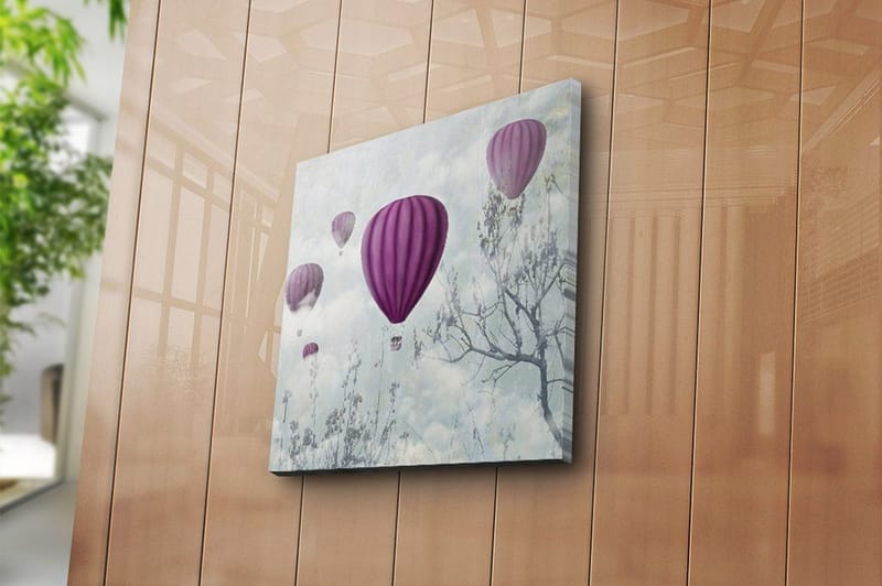 Canvastavla Floral Flerfärgad - 45x45 cm - Inredning & dekor - Tavlor & konst - Canvastavla