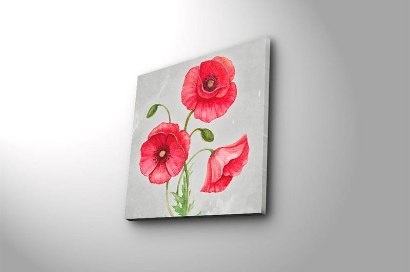 Canvastavla Floral Flerfärgad - 45x45 cm - Inredning & dekor - Tavlor & konst - Canvastavla