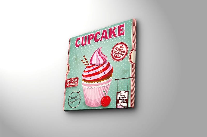 Canvastavla Floral Flerfärgad - 45x45 cm - Inredning & dekor - Tavlor & konst - Canvastavla