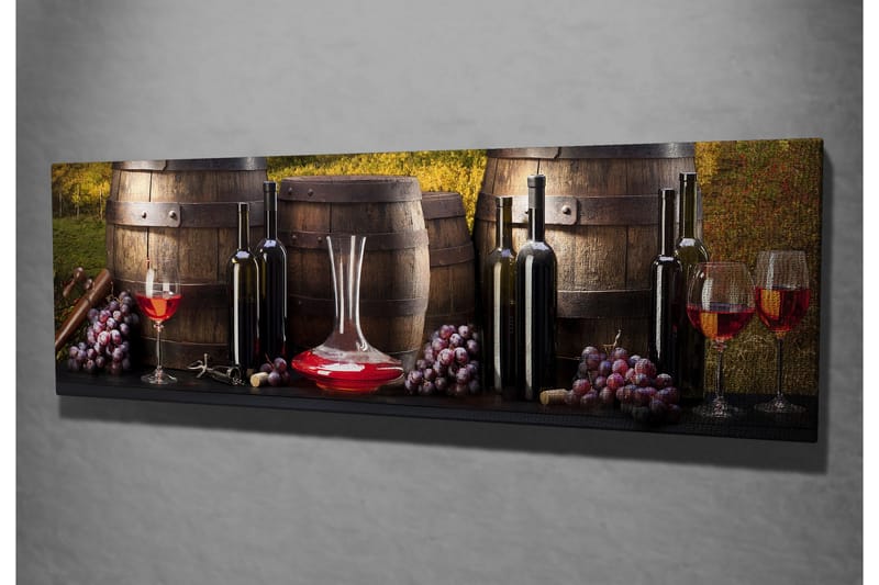 Canvastavla Franskt vintema - Svart - Inredning & dekor - Tavlor & konst - Canvastavla