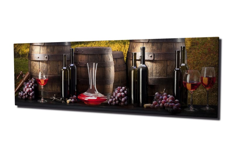 Canvastavla Franskt vintema - Svart - Inredning & dekor - Tavlor & konst - Canvastavla