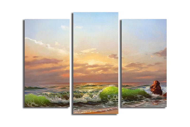 CANVASTAVLA Kitchen 3-pack Flerfärgad 20x39 cm - Inredning & dekor - Tavlor & konst - Canvastavla