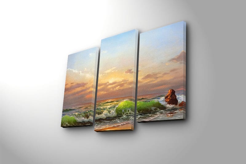 CANVASTAVLA Kitchen 3-pack Flerfärgad 20x39 cm - Inredning & dekor - Tavlor & konst - Canvastavla