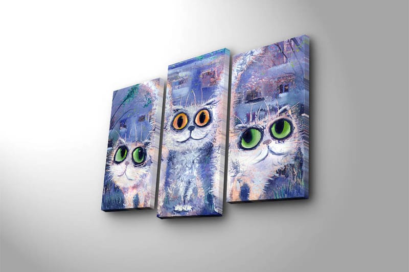 CANVASTAVLA Kitchen 3-pack Flerfärgad 20x39 cm - Inredning & dekor - Tavlor & konst - Canvastavla