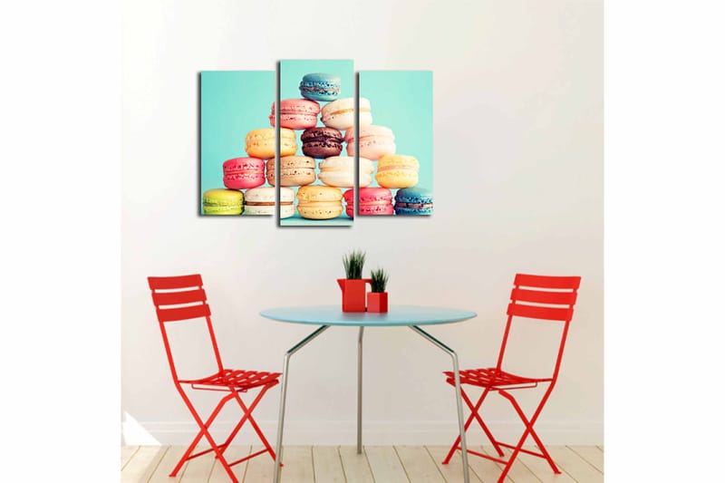 CANVASTAVLA Kitchen 3-pack Flerfärgad 20x39 cm - Inredning & dekor - Tavlor & konst - Canvastavla