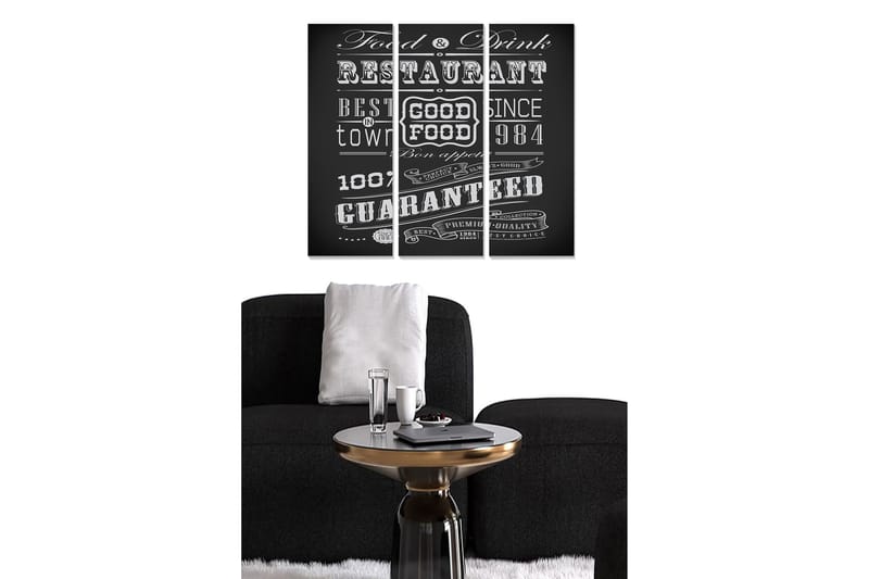 CANVASTAVLA Kitchen 3-pack Flerfärgad 20x50 cm - Inredning & dekor - Tavlor & konst - Canvastavla