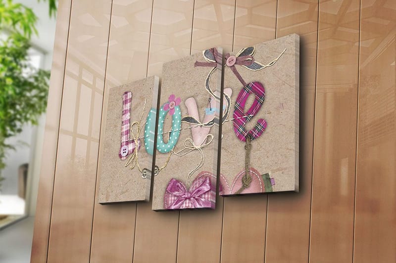 Canvastavla Kitchen 3-pack Flerfärgad - 20x39 cm - Inredning & dekor - Tavlor & konst - Canvastavla