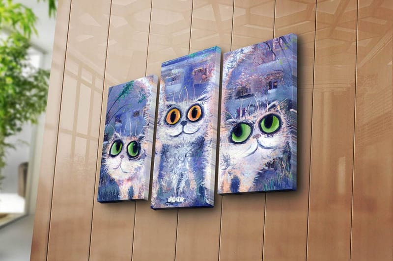 Canvastavla Kitchen 3-pack Flerfärgad - 20x39 cm - Inredning & dekor - Tavlor & konst - Canvastavla