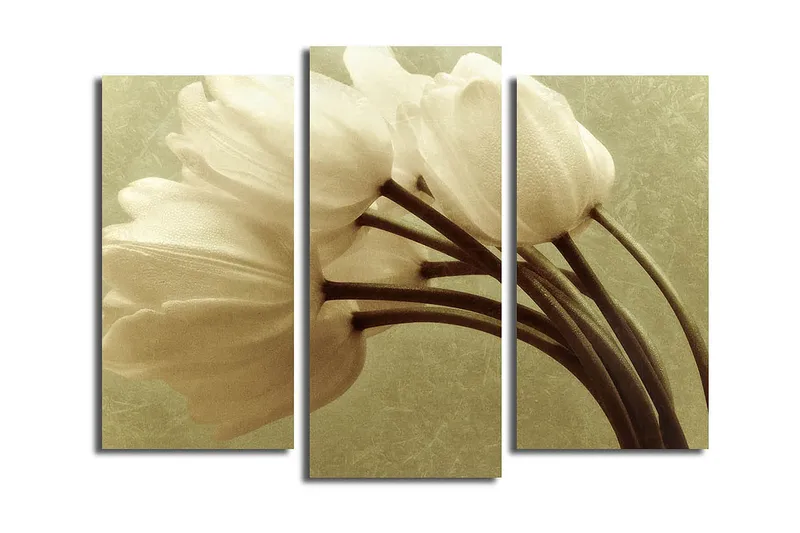 Canvastavla Kitchen 3-pack Flerfärgad, 20x39 cm