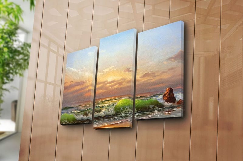 Canvastavla Kitchen 3-pack Flerfärgad - 20x39 cm - Inredning & dekor - Tavlor & konst - Canvastavla