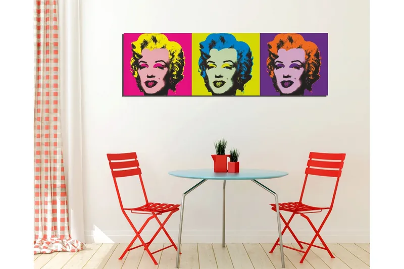 Canvastavla Marilyn Monroe Andy Warhol pop art - Flerfärgad - Inredning & dekor - Tavlor & konst - Canvastavla