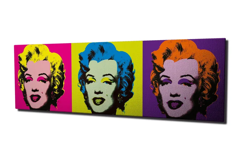 Canvastavla Marilyn Monroe Andy Warhol pop art - Flerfärgad - Inredning & dekor - Tavlor & konst - Canvastavla