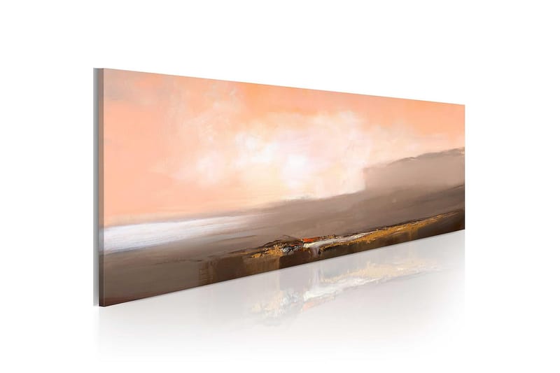 CANVASTAVLA Mellan rosa och grått  100x40 cm - Artgeist sp. z o. o. - Inredning & dekor - Tavlor & konst - Canvastavla