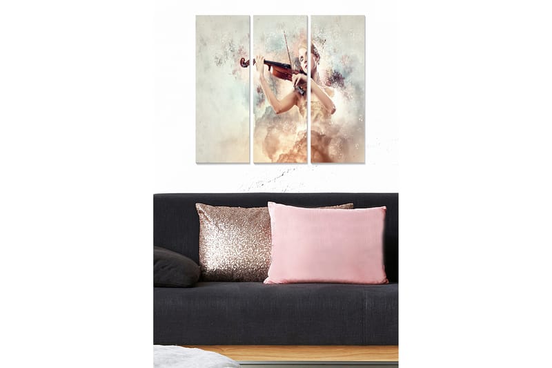 CANVASTAVLA Music 3-pack Flerfärgad 20x50 cm - Inredning & dekor - Tavlor & konst - Canvastavla