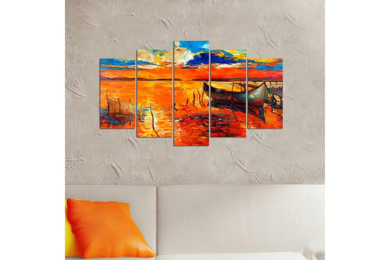 CANVASTAVLA Nature 5-pack Flerfärgad 20x60 cm - Inredning & dekor - Tavlor & konst - Canvastavla