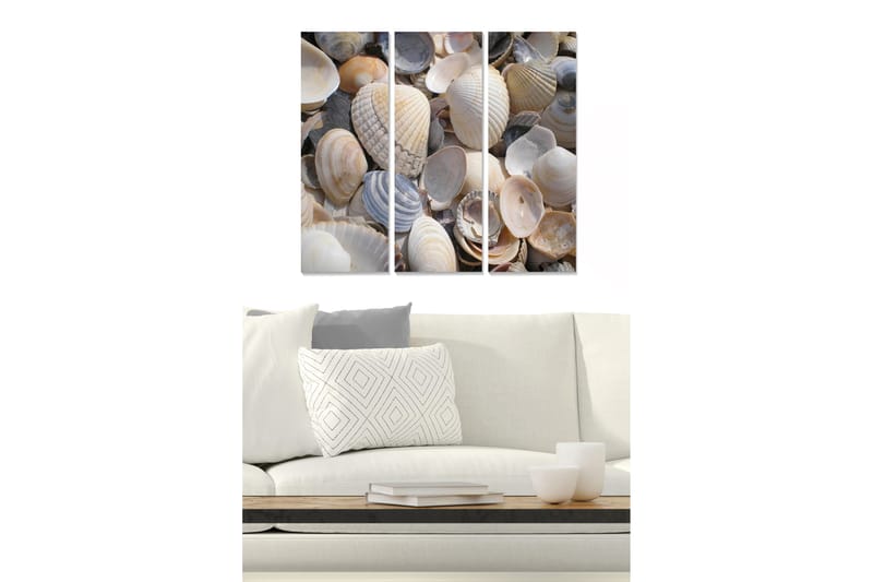CANVASTAVLA Nautical 3-pack Flerfärgad 20x50 cm - Inredning & dekor - Tavlor & konst - Canvastavla