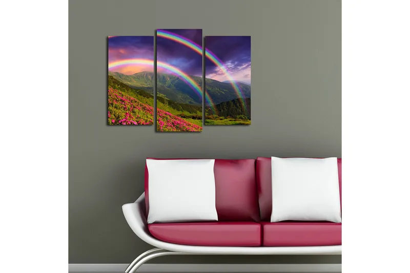 Canvastavla Nautical 3-pack Flerfärgad - 20x39 cm - Inredning & dekor - Tavlor & konst - Canvastavla